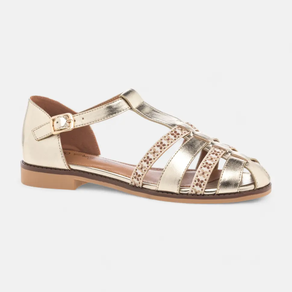 Nu-pieds Femme or