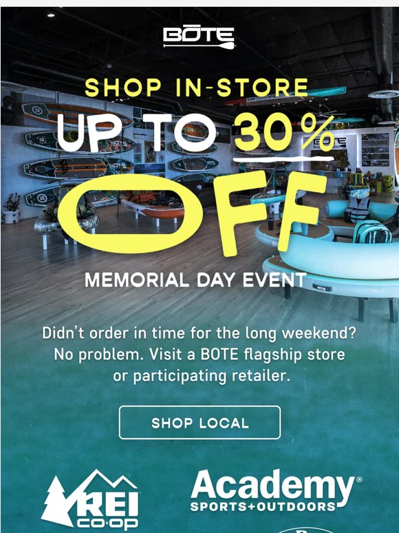 Up to 30% Off, No Shipping Needed
