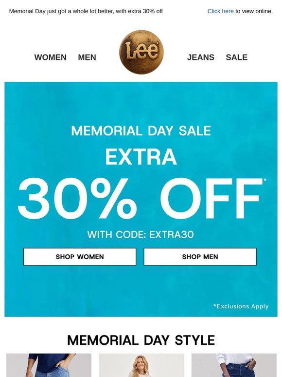 Want EXTRA 30% off?