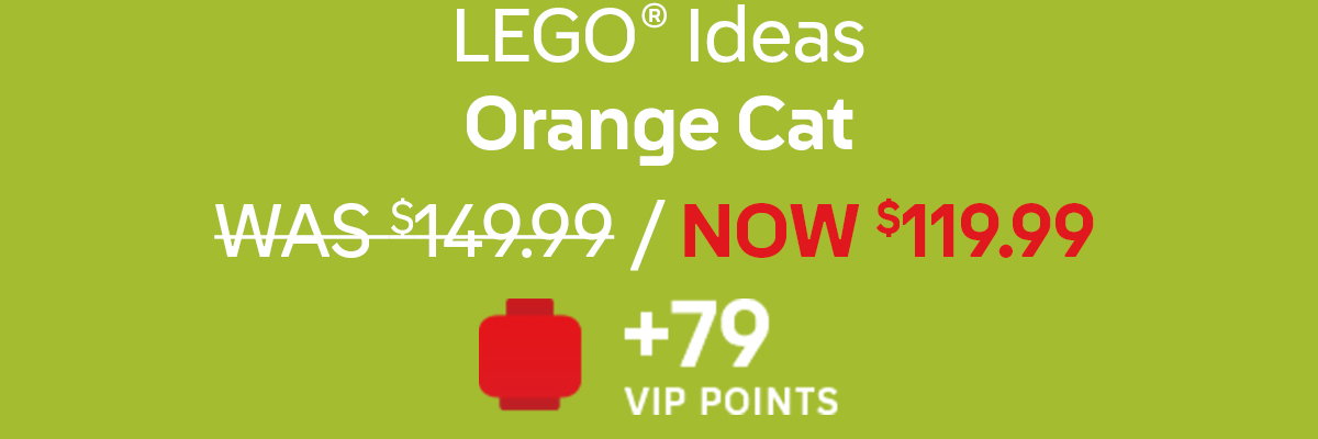 LEGO® Ideas Orange Cat