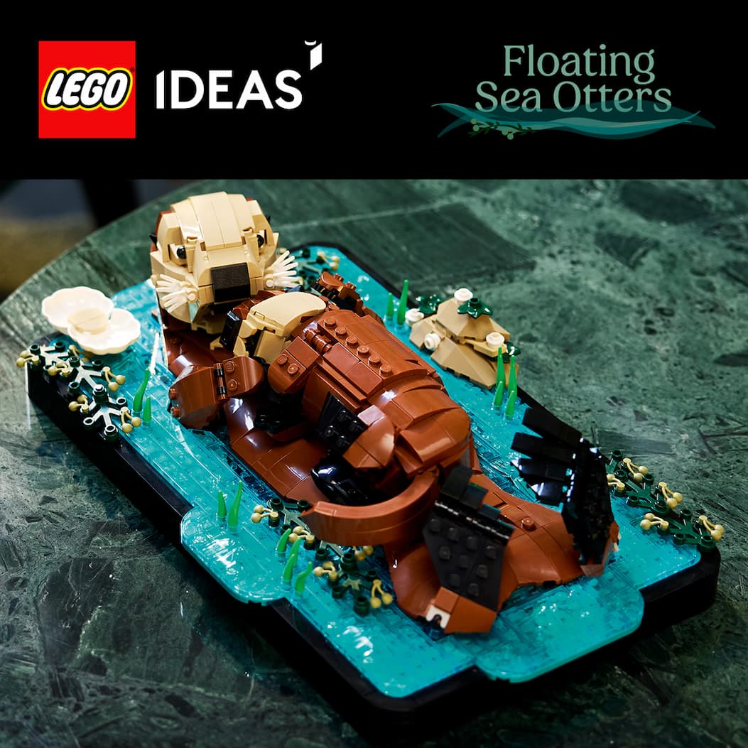 LEGO® Ideas Floating Sea Otters
