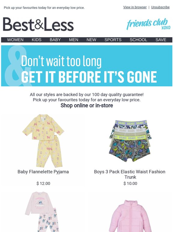 You left something worth wearing behind
