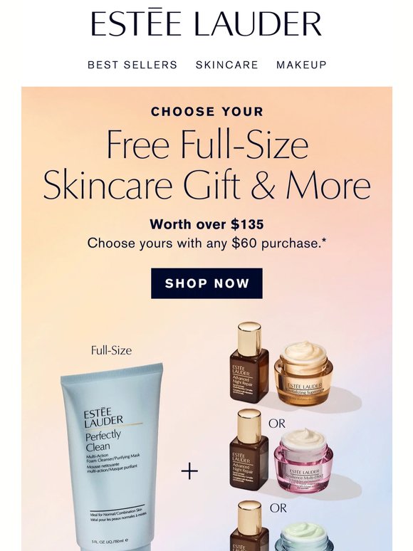 Long Weekend Essentials ☀️ Free Full-Size Skincare Gift & More, with your purchase.