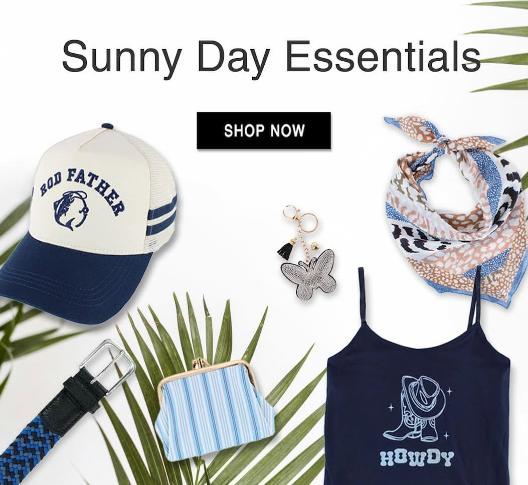 Sunny Day Essentials. Shop now.