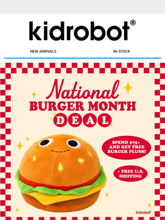 🍔Burger Month Deal: FREE Gift + Shipping!