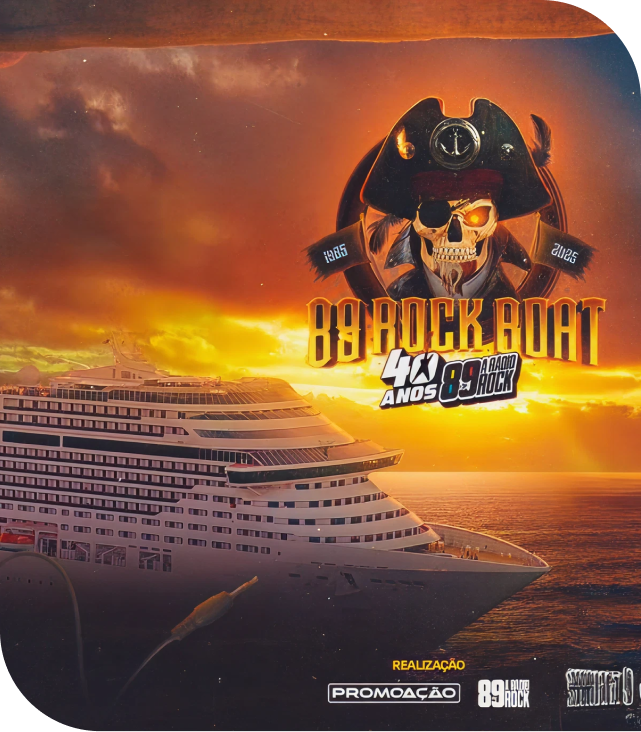 89 Rock Boat 40 anos| 3 noites