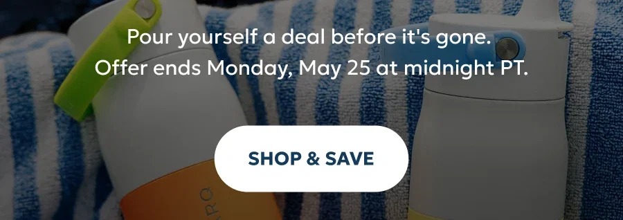 Pour yourself a deal before it's gone.  Sale ends on Monday, May 25 at midnight PT.
