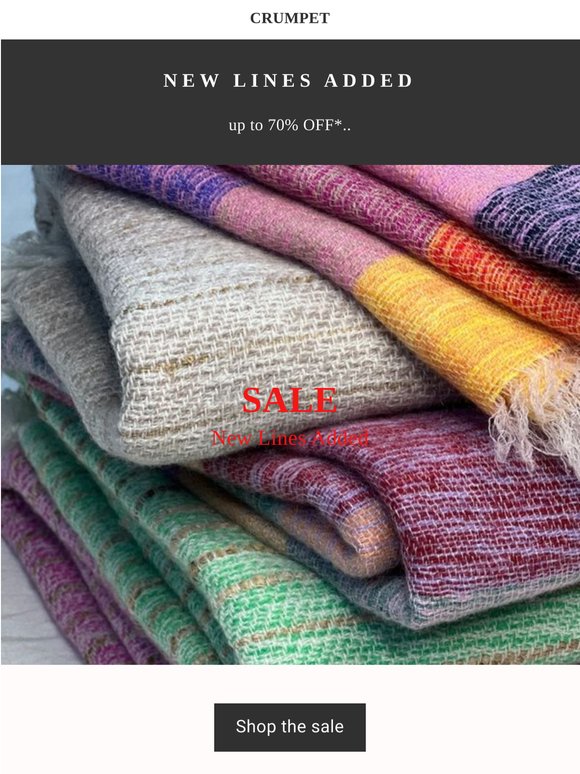 Cosy cashmere at silly sale prices