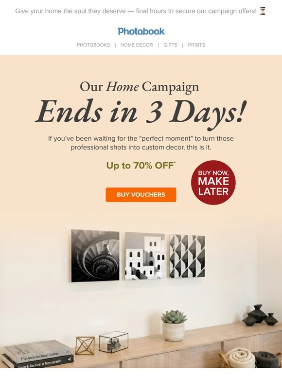 Final call: Don't leave your walls blank 🏠