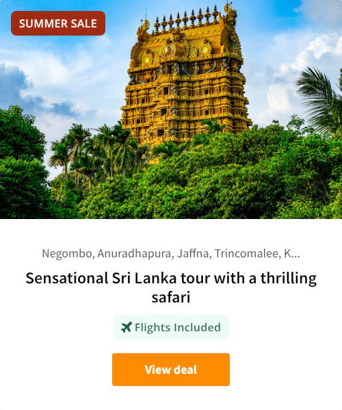Sensational Sri Lanka tour with a thrilling safari