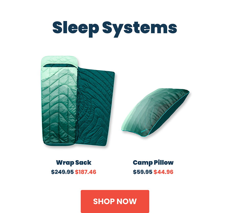 Save 25% off Sleep Systems in the Memorial Day sale