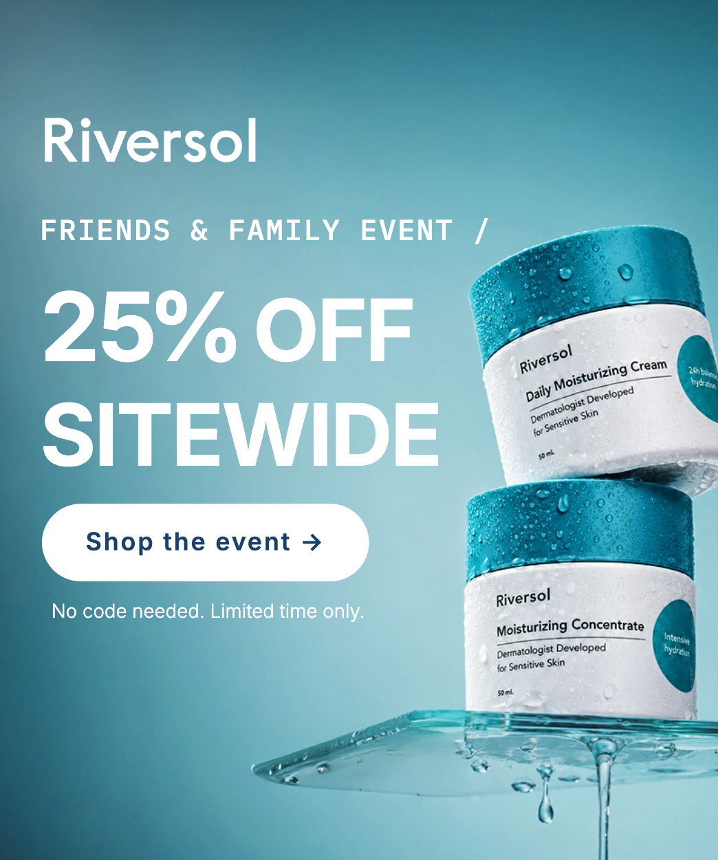 Save 25% sitewide during the Friends & Family event!