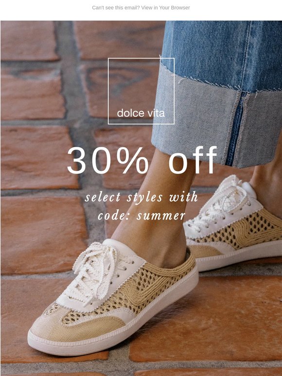30% OFF TO KICK OFF SUMMER