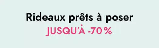 Rideaux prêts à poser