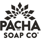 an image of a logo for pacha soap co