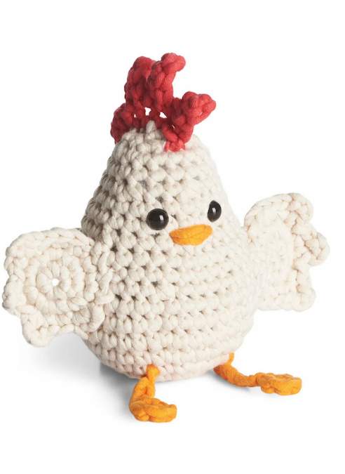 Free Maker Mini Henrietta the Crochet Chicken Pattern