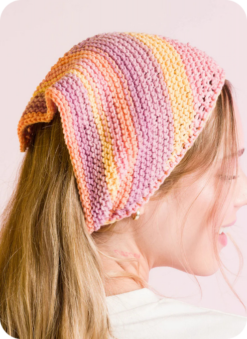 Free Knit Cutie Kerchief Pattern
