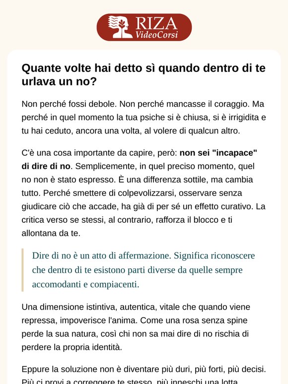 Impara a dire di no senza sentirti in colpa