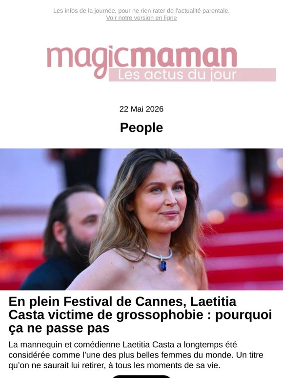 En plein Festival de Cannes, Laetitia Casta victime de grossophobie : pourquoi ça ne passe pas