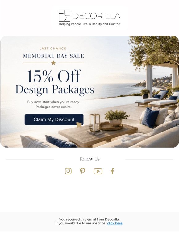 🚨 Last Chance: 15% Off Memorial Day Early Access