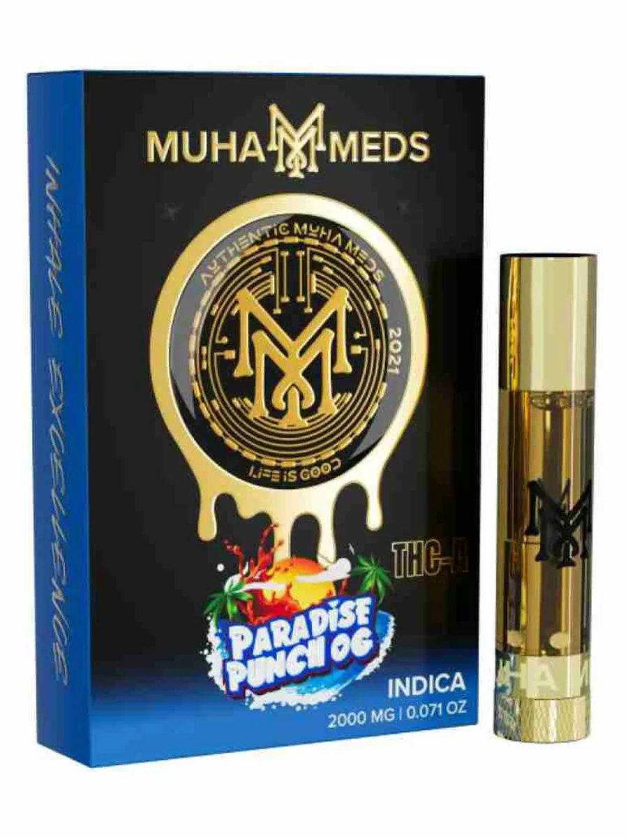 Image of Paradise Punch OG Muha Meds THC-A Cartridge 2G