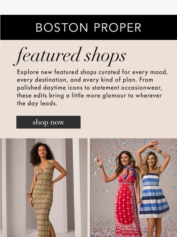 Featured Shops, Styled for Every Plan