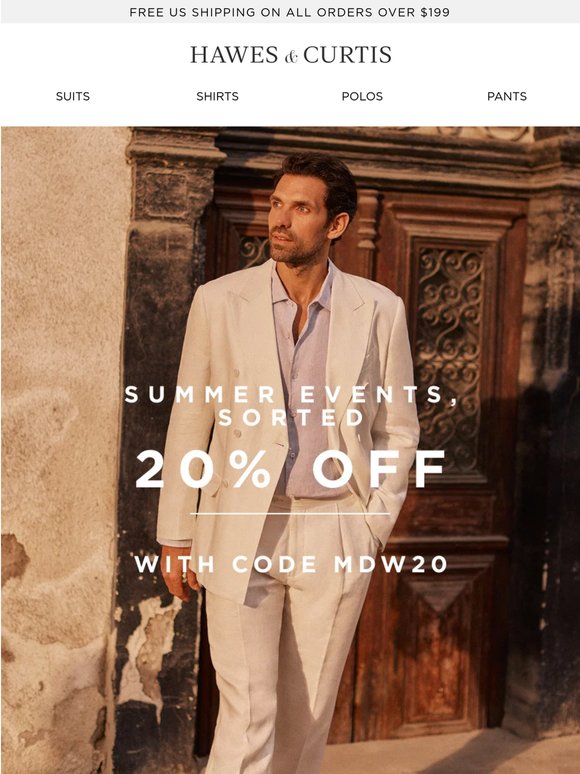 20% Off: Summer Events, Sorted