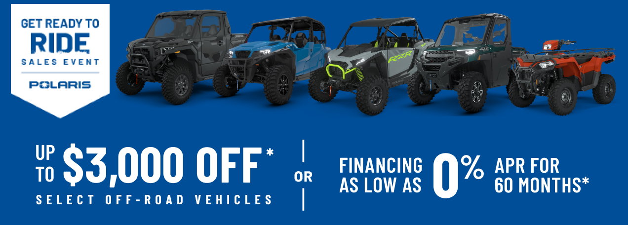 Get Ready to Ride Sales Event