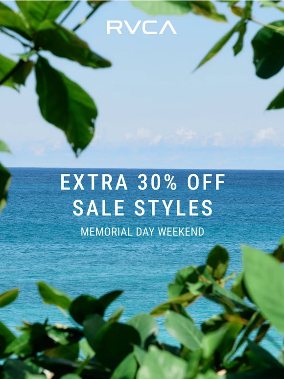 Memorial Day Weekend Starts Now