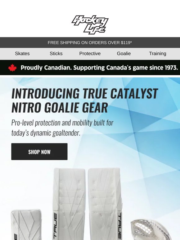 The future of goalie gear Is here 🥅