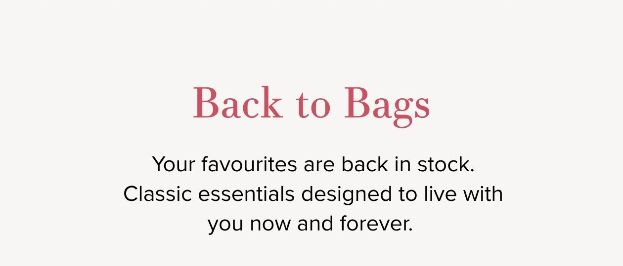 Back to Bags
