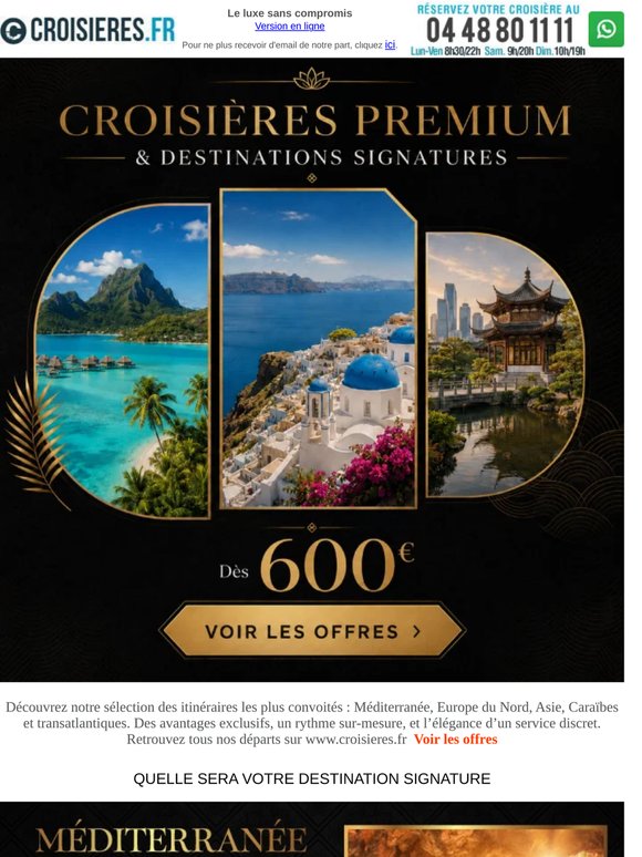 Luxe, confort, évasion dès 600€