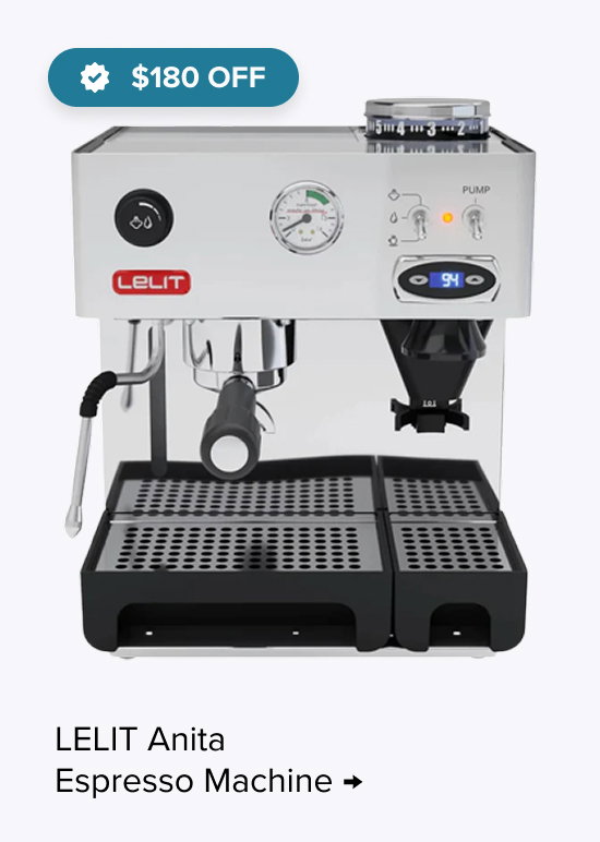 LELIT Anita Espresso Machine - $180 Off