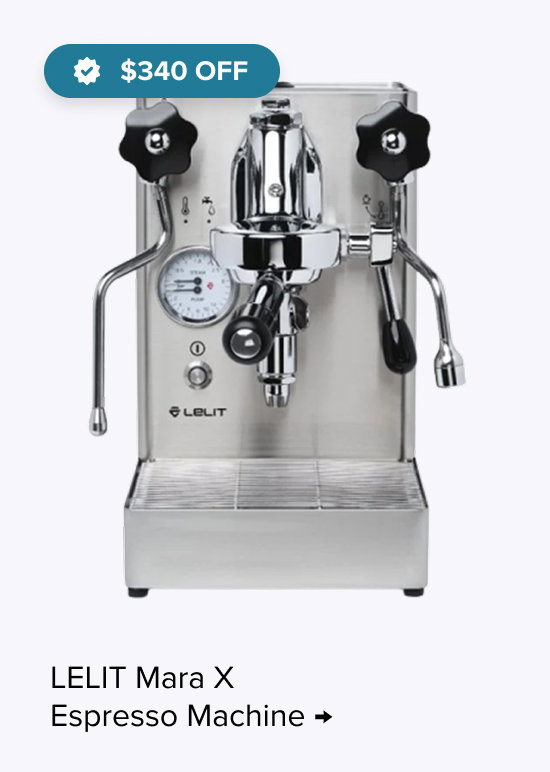 LELIT Mara X Espresso Machine - $340 Off