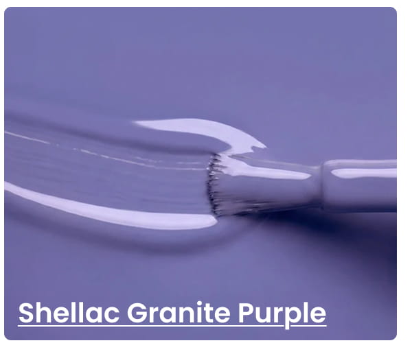 Shellac Granite Purple