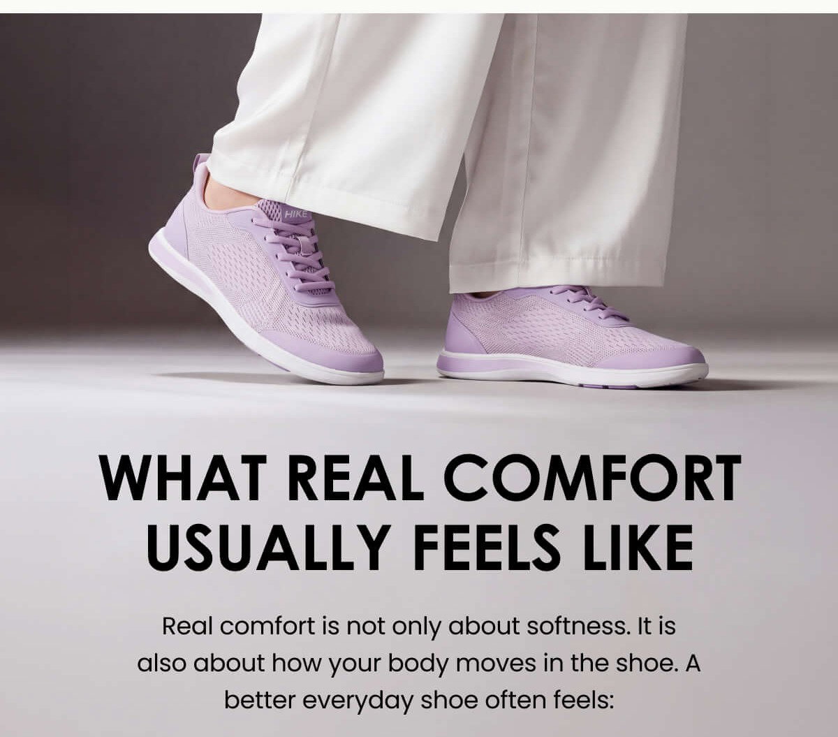 What real comfort usually feels like