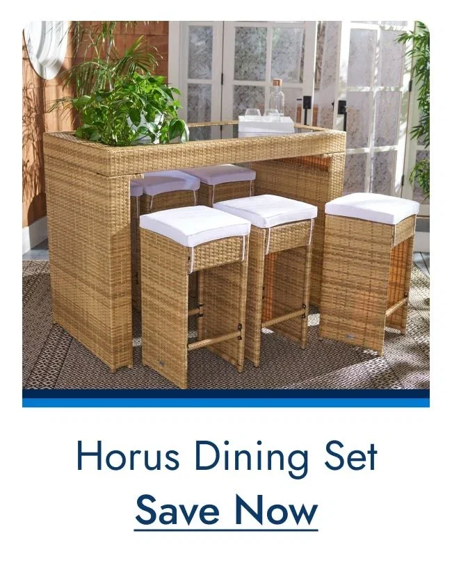 Shop SAFAVIEH Outdoor Horus 7-piece Patio Dining Set