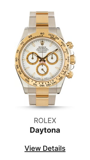 Used Two Tone Rolex Cosmograph Daytona Ref 126503 White Dial