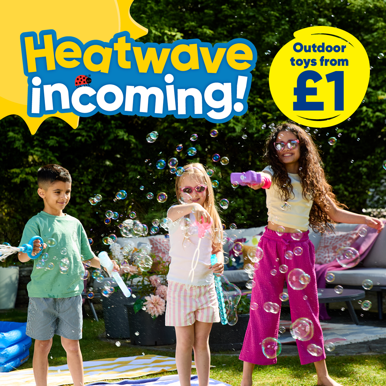 Heatwave incoming! Outdoor toys from £1
