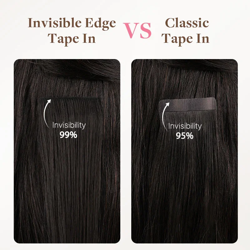 Golden Blonde Highlights (8B/60B) Invisi Edge Tape-Ins 50g