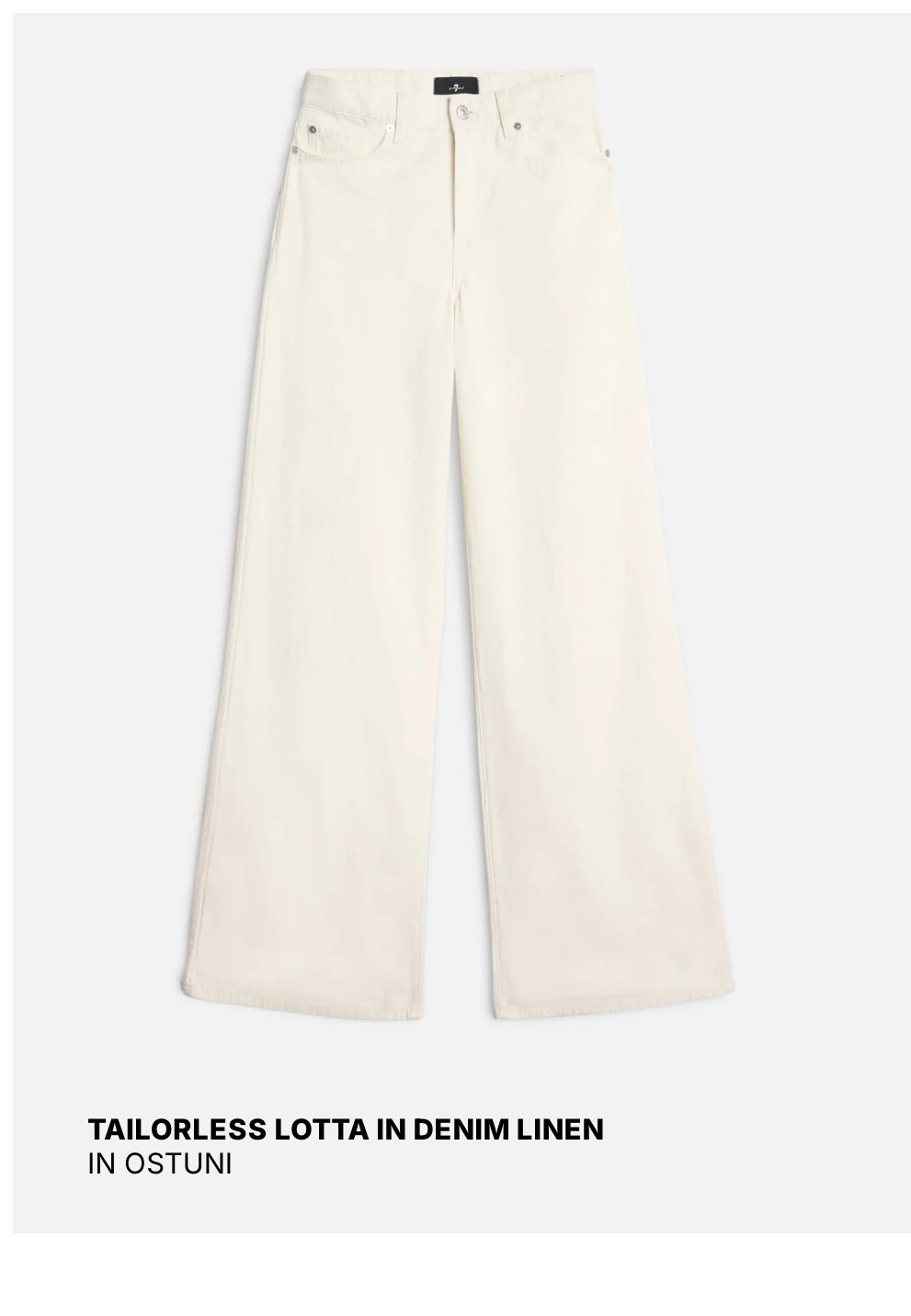 Shop 25 Off White and Neutral Denim