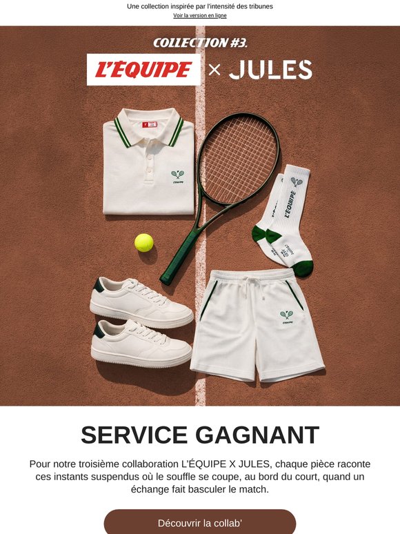 L'EQUIPE x JULES : l'histoire continue...