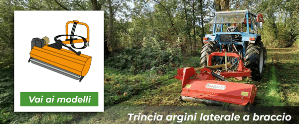 Trincia argini laterale a braccio | Vai ai modelli !