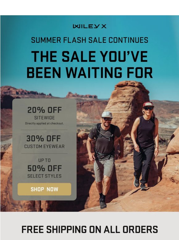Don’t miss the Summer Flash Sale