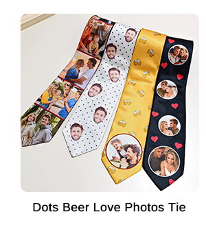 Dots Beer Love Photos Tie