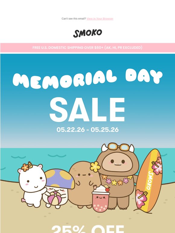 Coming in Hot! 25% Off 🔥