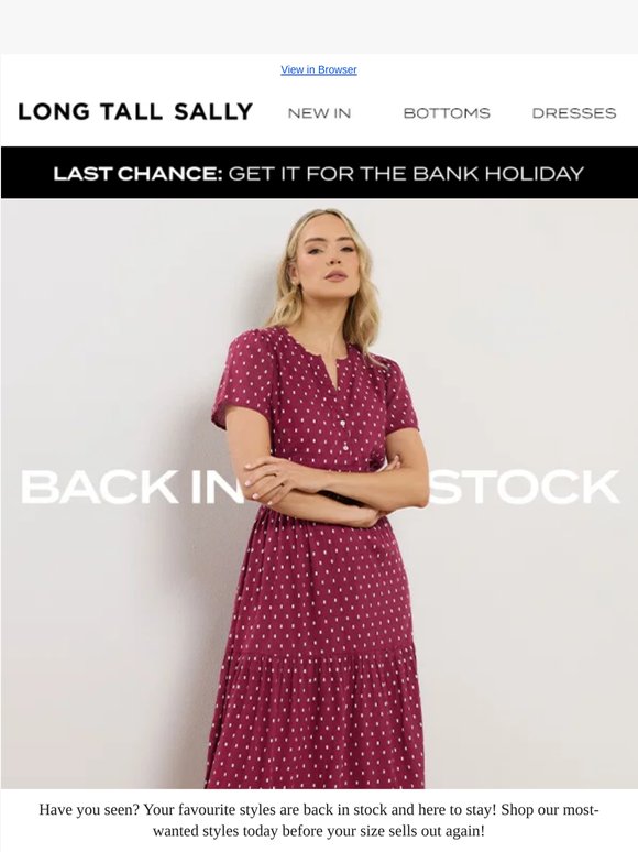 The Dress You LOVED Is Back!