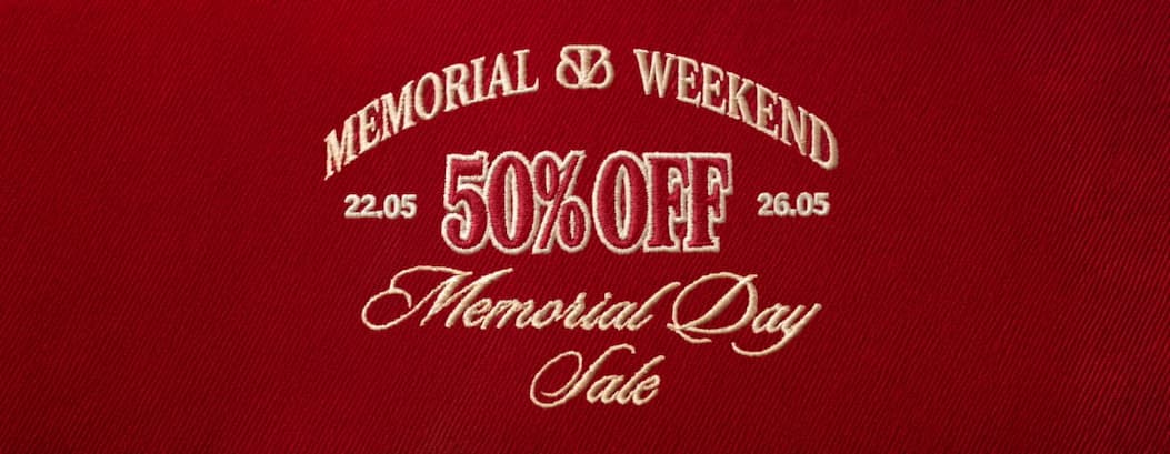 Memorial Weekend - 50% OFF Selected Styles. Shop Now.