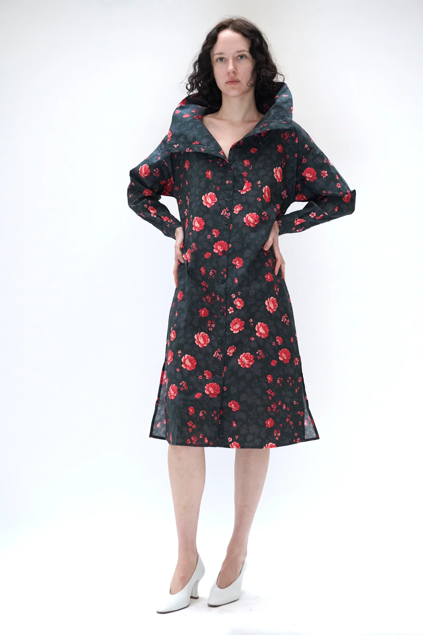 Image of Lilith Dress in Black Floral