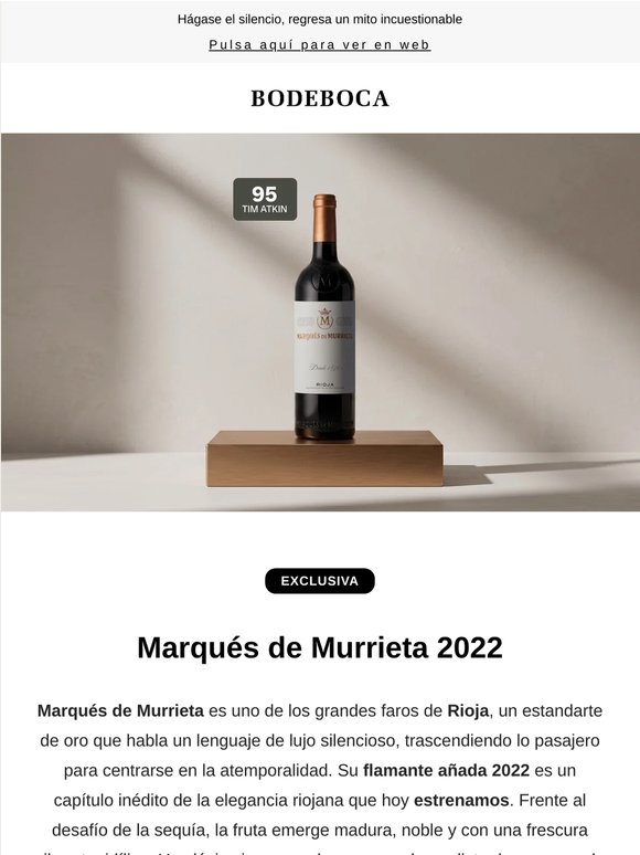 Marqués de Murrieta 2022: nueva añada ya disponible 🔥